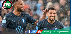 Sergio Peña le dio el triunfo a su equipo en la liga sueca 