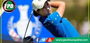 Carlota Ciganda, la destacada jugadora que asegura la Solheim Cup para el equipo europeo por segunda vez consecutiva.