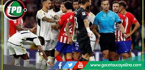 Bellingham pateó a Ángel Correa y este sufrió una lesión de ligamentos