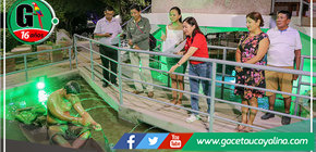 Alcaldesa provincial recepcionó trabajos de la primera etapa del Malecón Grau 