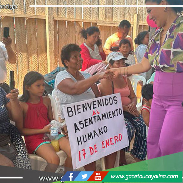 Alcaldesa de Yarinacocha participó de inicio oficial de Campaña de Empadronamiento masivo focalizado 2023