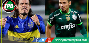 Partido de ida por las semis de la Copa Libertadores. Boca vs Palmeiras 