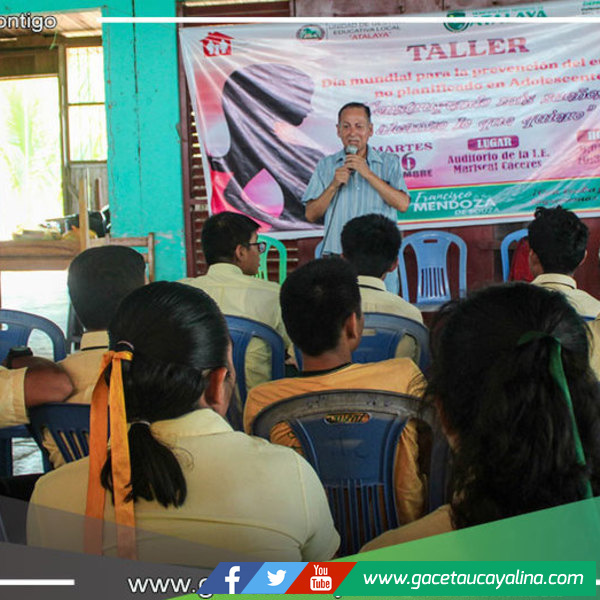 Taller en Institución Educativa de Atalaya Promueve Prevención del Embarazo en Adolescentes