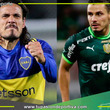 Partido de ida por las semis de la Copa Libertadores. Boca vs Palmeiras 