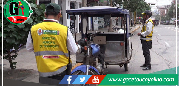 Continúan trabajos de control, fiscalización e itervención en el centro de la ciudad de Pucallpa