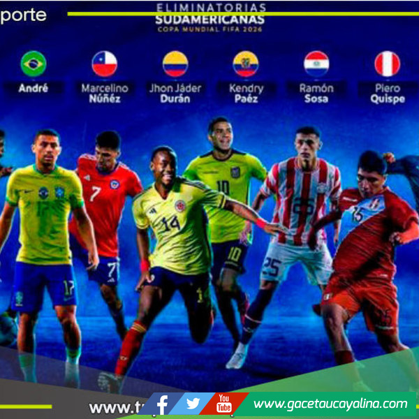 Piero Quispe y las jóvenes Estrellas de Eliminatorias 2026 por la Conmebol 