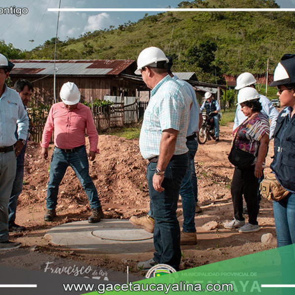 Desarrollo en Marcha: Alcalde de Atalaya Verifica Progreso del Sistema de Agua en Oventeni
