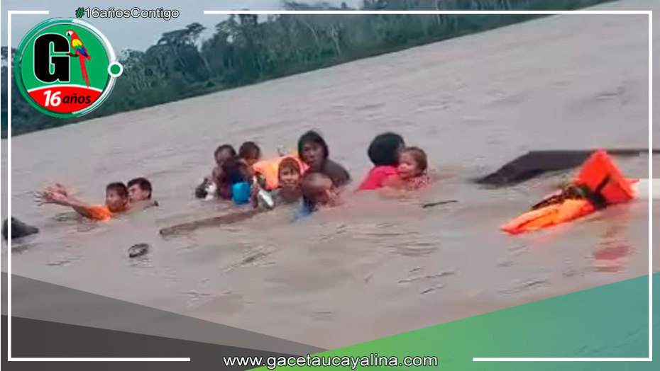 Emergencia en el Río Ucayali: Familia y Menores de Edad Salvan Milagrosamente de Ahogarse
