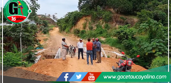 Inspección de Avances en el Puente "Al Fondo Hay Sitio" por la Municipalidad Provincial de Ucayali