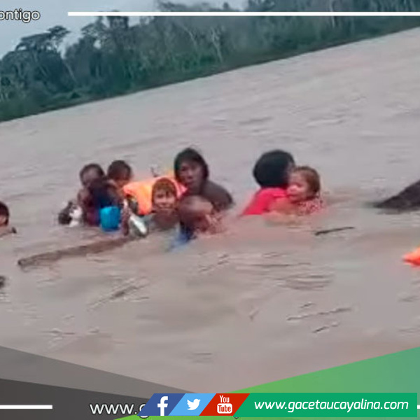 Emergencia en el Río Ucayali: Familia y Menores de Edad Salvan Milagrosamente de Ahogarse