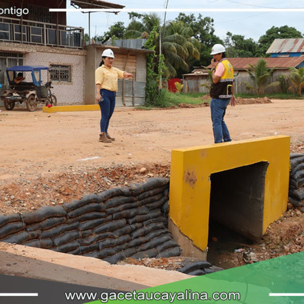 Alcantarillado en cuatro sectores de Yarinacocha se encuentran próximos a concluir 