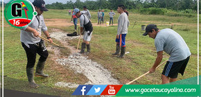Equipo liderado por el alcalde de Yurúa trabaja para asegurar condiciones óptimas de Aeródromo