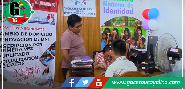 Alcalde John Salcedo Ríos facilita cambio de domicilio y duplicados de DNI para residentes permanentes