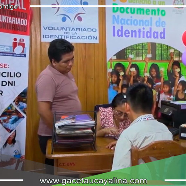 Alcalde John Salcedo Ríos facilita cambio de domicilio y duplicados de DNI para residentes permanentes