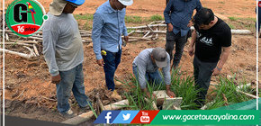 El alcalde de Yurúa supervisa la puesta en marcha del servicio de agua y desagüe en Breu
