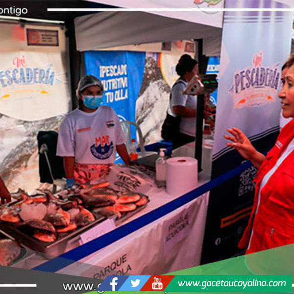 Ministra de la Producción clausura programa "Cocinando con pescado" y lanza feria "Mi Pescadería" en Ucayali