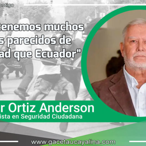 Cuidado tenemos muchos factores parecidos de inseguridad que Ecuador