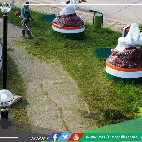 Jornada de Embellecimiento en Plaza "Las Manitos" Promovida por la Municipalidad de Manantay