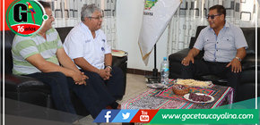 Rodolfo Lovo Tello y el Gerente Regional de Salud, Dr. Yuri Alegre, trazan estrategias ante desafíos en el sector