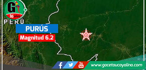 Instituto Geofísico del Perú informa sobre fuerte sismo con epicentro en Brasil que sacude Ucayali