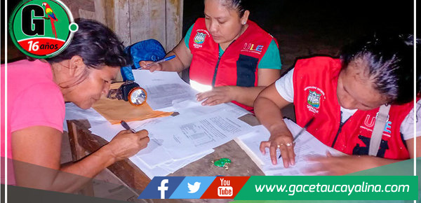 Informan sobre la Focalización de Hogares en el Sector del Río SEPA en Sepahua