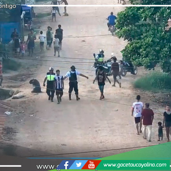 Pandilleros menores de edad fueron intervenidos por serenazgo portillano en barrio la Hoyada