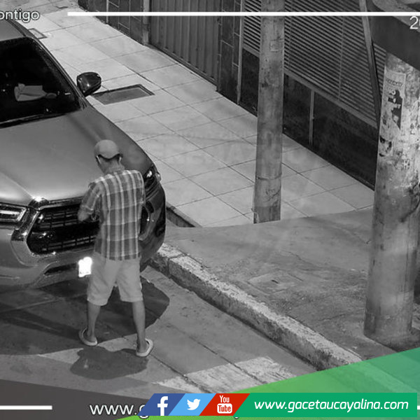 Serenazgo intervino a sujeto luego de ser sorprendido intentando apoderarse de piezas de una camioneta