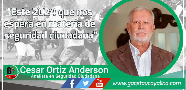 Este 2024 que nos espera en materia de seguridad ciudadana