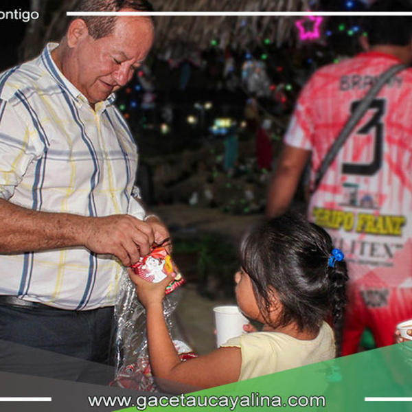 La Municipalidad de Atalaya, liderada por el alcalde Francisco de Asis Mendoza de Souza, celebra Bajada de Reyes
