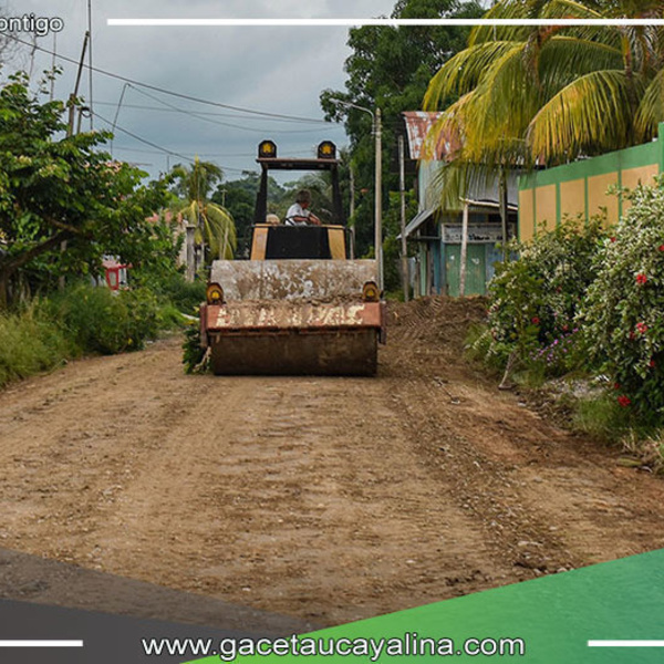 Municipalidad de Atalaya, arregla Calles en Puerto Brando y Barrio Pascual Alegre