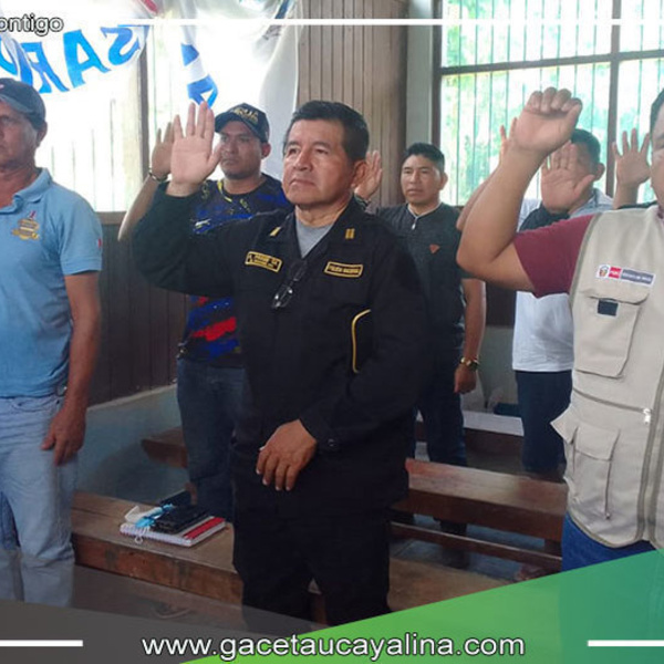 La Municipalidad Distrital lidera la creación del Comité para fortalecer la seguridad en Yurúa