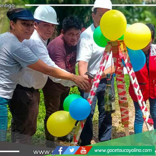 Obras de conectividad y desarrollo en Sepahua se inician con la colocación de la "Primera Piedra"