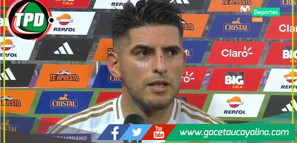 Zambrano destaca triunfo de Perú ante Uruguay