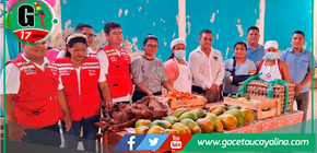 QALI WARMA Y MUNICIPALIDAD DE UCAYALI ENTREGAN ALIMENTOS FRESCOS
