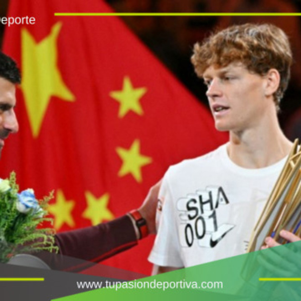 Jannik Sinner venció a Djokovic en la final del Masters 1000 de Shanghái