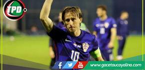Luka Modric tuvo un espectacular rendimiento en la victoria de Croacia 2-1 sobre Escocia
