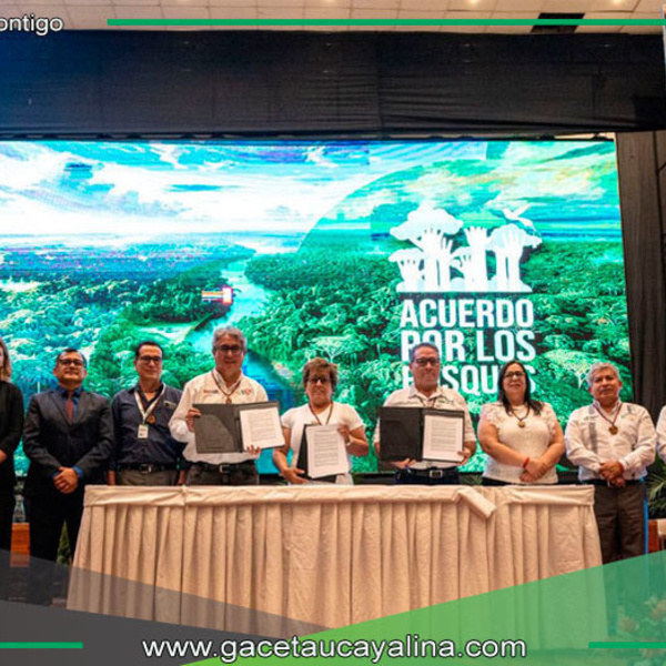Mancomunidad Regional Amazónica (MRA) y la Comisión Multisectorial Permanente de Lucha contra la Tala Ilegal (CMLTI). 