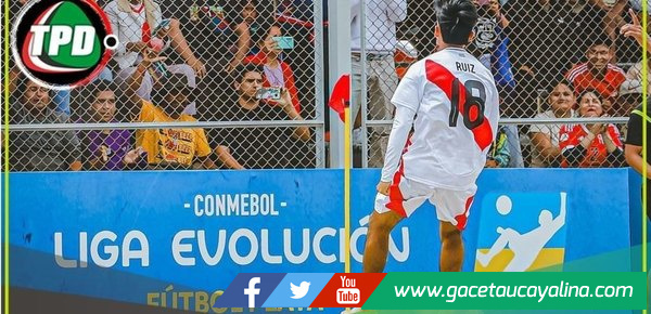 La Selección Peruana Sub 20 de fútbol playa venció 1-0 a Ecuador por la Liga Evolución Conmebol