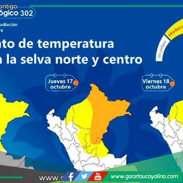 Iquitos, Moyobamba y Tarapoto soportarán altas temperaturas esta semana