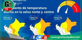 Iquitos, Moyobamba y Tarapoto soportarán altas temperaturas esta semana