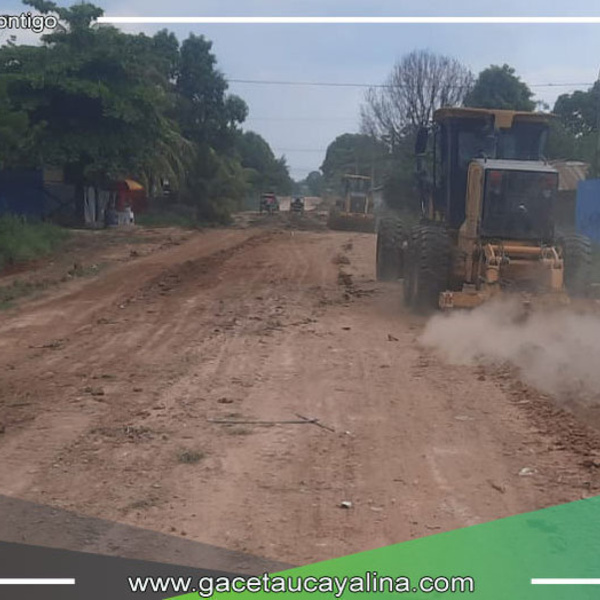 Municipalidad de Coronel Portillo refuerza mantenimiento vial y drenaje