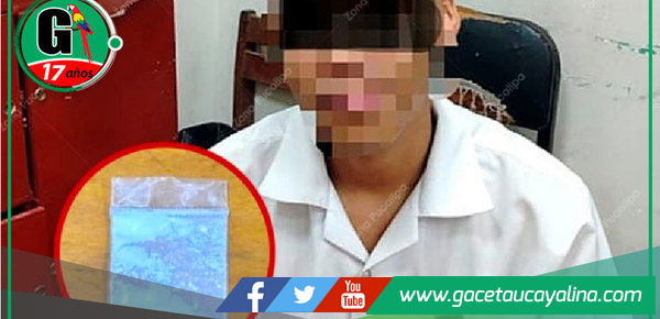 Estudiante con droga es sorprendido en la I.E. Agropecuario