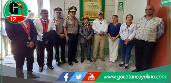Inauguran primera comisaría PNP en territorio Awajún de Rioja