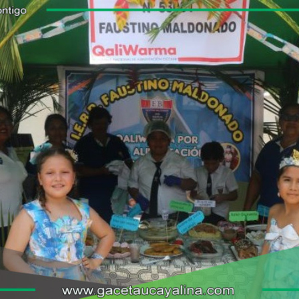 Escolares brillan en festival culinario de Qali Warma en Tambopata