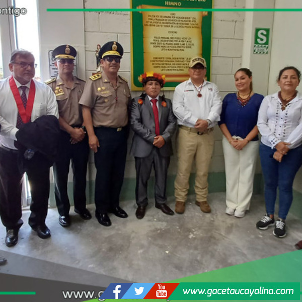 Inauguran primera comisaría PNP en territorio Awajún de Rioja