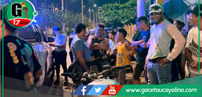 Motociclista impacta a trimóvil en cruce de Miraflores y Túpac Amaru