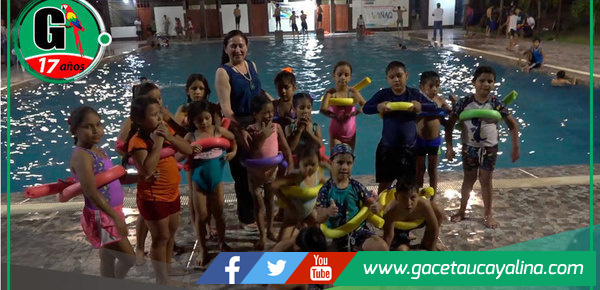 Coronel Portillo lanza Academia de Natación para jóvenes