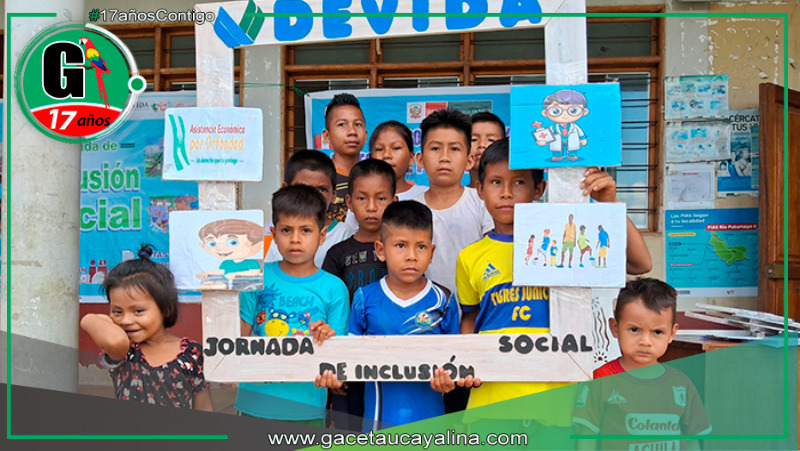 Devida y municipio realizan megaoperativo social en comunidades fronterizas de Loreto
