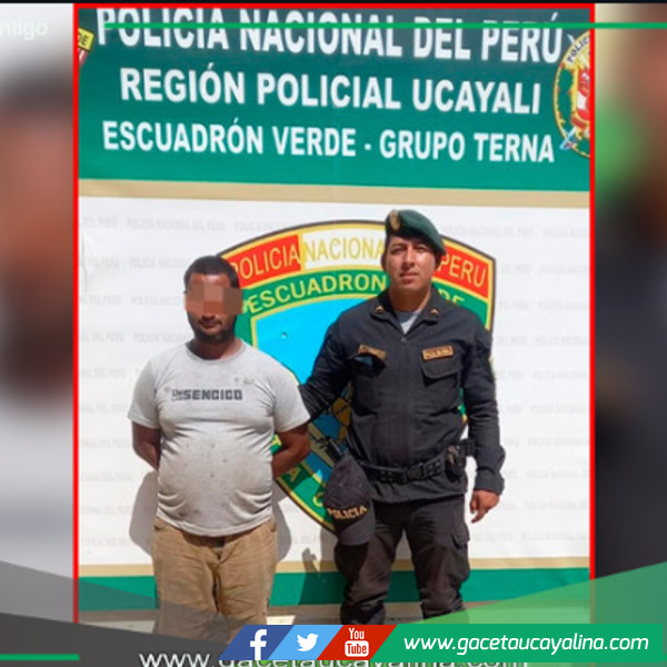 Operativo Policial Captura a Rony Javier Palomino Eguren por Violación de Menor de Edad.