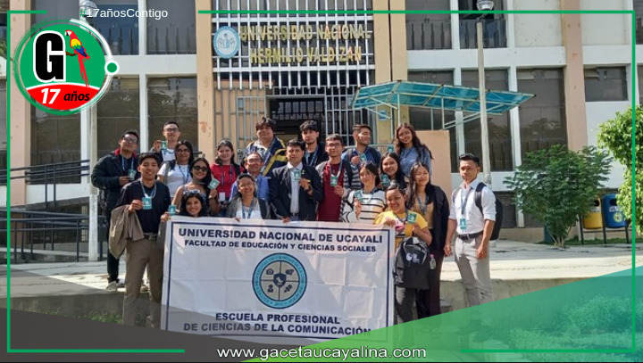 Ceremonia de la CONECOMO 2024 y estudiantes de la UNU presentes.